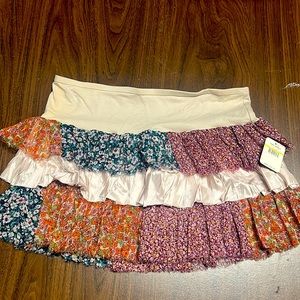Free people skirt - multi color -floral